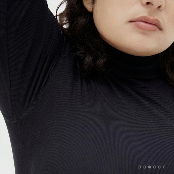 The Pima Micro Rib Turtleneck - Picture 6 of 8